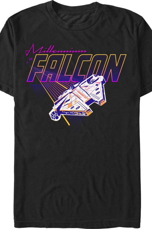 Millennium Falcon Retro Flight Star Wars T-Shirt