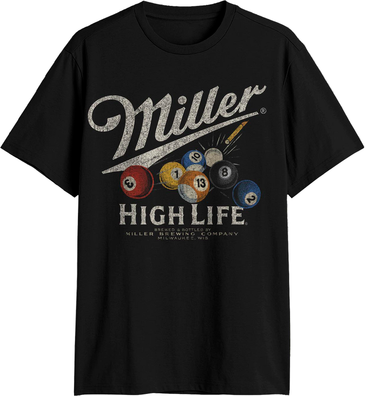 Vintage Pool Miller High Life T-Shirt