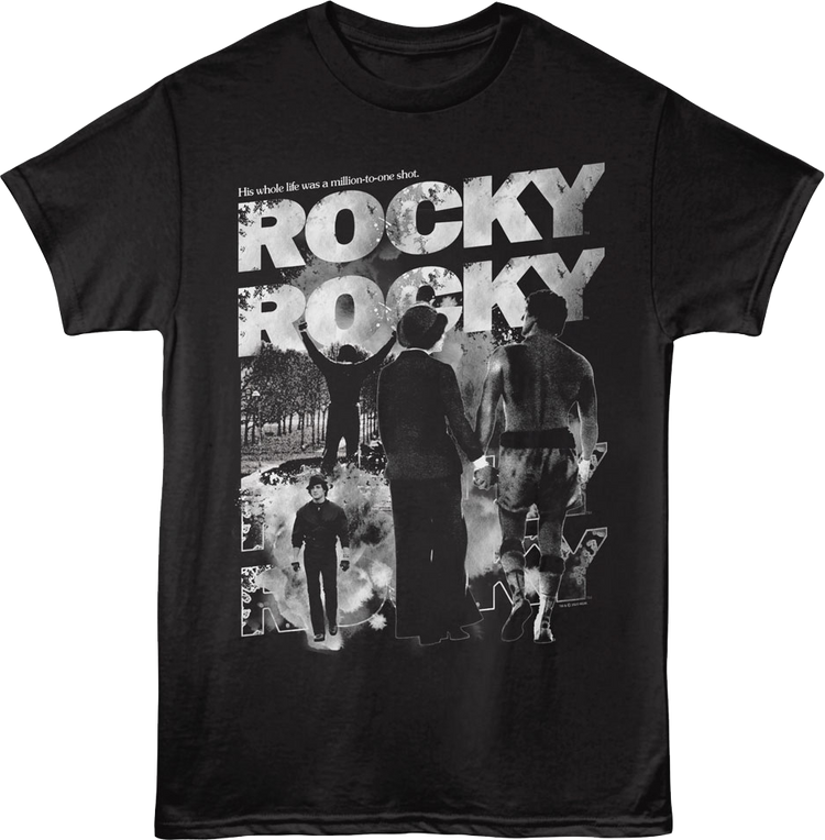 Million-To-One Shot Collage Rocky T-Shirt