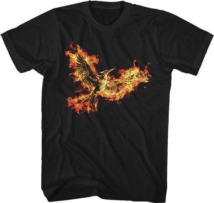 Mockingjay Fire Flight Hunger Games T-Shirt