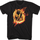 Mockingjay Flames Hunger Games T-Shirt thumbnail