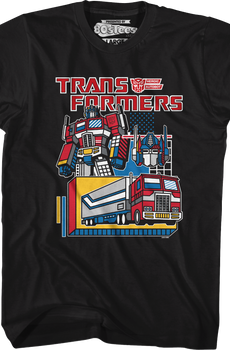 Modern Optimus Prime Transformers T-Shirt