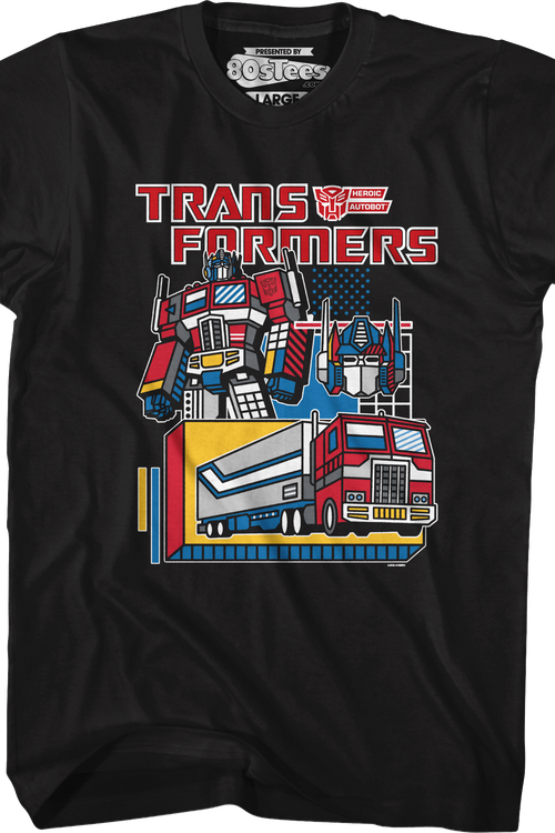 Modern Optimus Prime Transformers T-Shirt