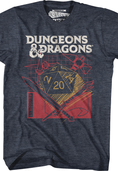 Modifier Dungeons & Dragons T-Shirt