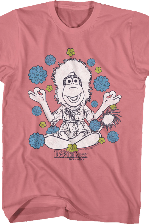 Mokey Meditation Flowers Fraggle Rock T-Shirt