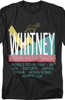 Moment Of Truth World Tour Whitney Houston T-Shirt