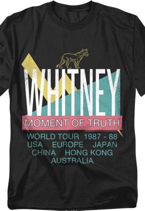 Moment Of Truth World Tour Whitney Houston T-Shirt