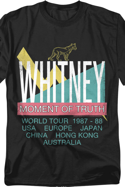 Moment Of Truth World Tour Whitney Houston T-Shirt