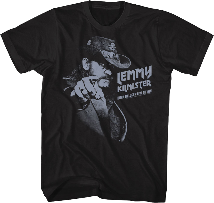 Monochrome Born To Lose Live To Win Point Lemmy T-Shirt