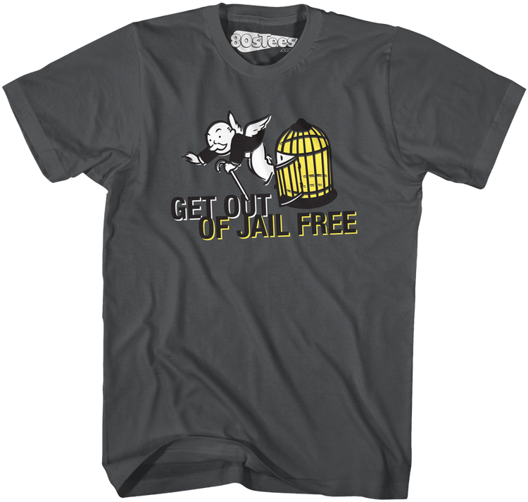 Monopoly Get Out Of Jail Free T-Shirt
