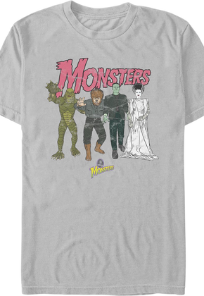 Monster Lineup Universal Monsters T-Shirt