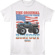 Monster Truck Flag Bigfoot T-Shirt thumbnail