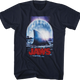 Moonlit Shark Fin Jaws T-Shirt thumbnail