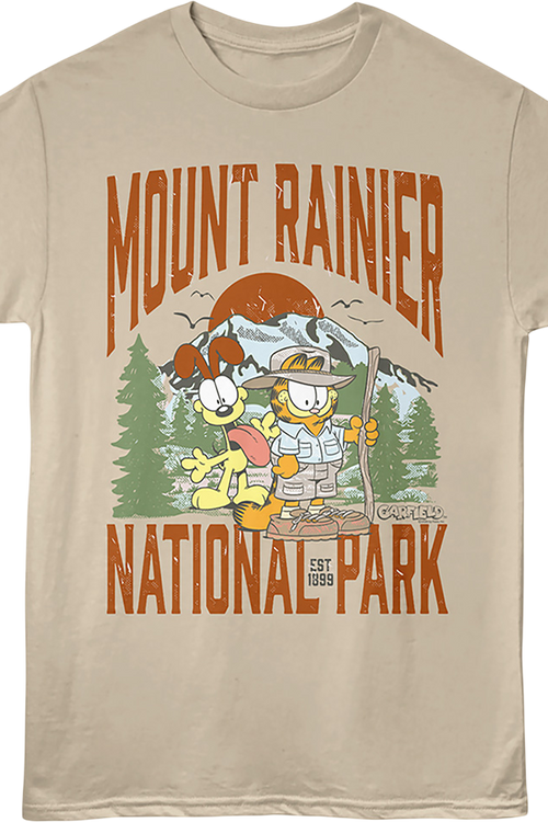 Mount Rainier National Park Garfield T-Shirt