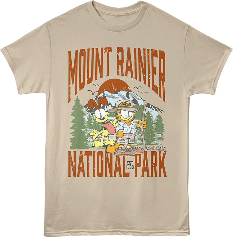 Mount Rainier National Park Garfield T-Shirt