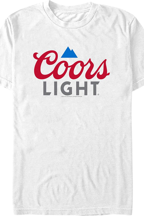 Mountain Peaks Logo Coors Light T-Shirt