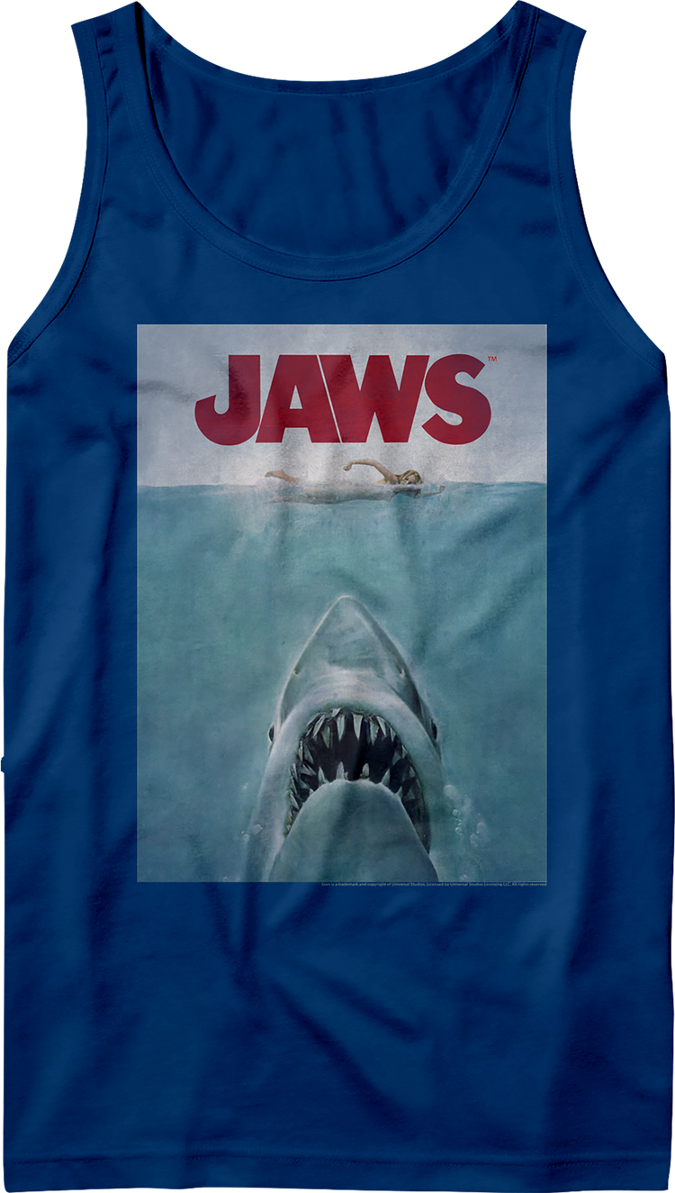 Movie Poster Jaws Tank Top