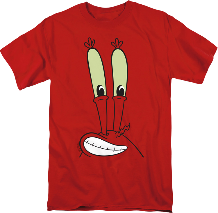 Mr. Krabs Face SpongeBob SquarePants T-Shirt