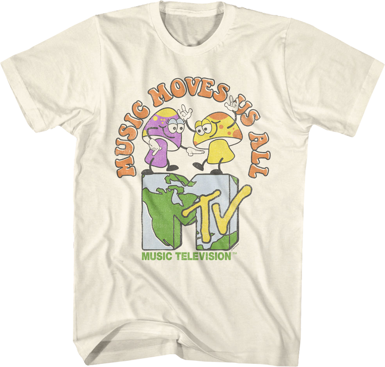 Music Moves Us All MTV Shirt