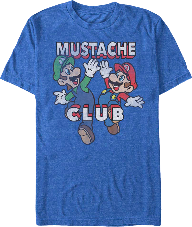 Mustache Club Super Mario Bros. Nintendo T-Shirt