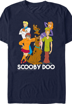 Mystery Inc. Group Photo Scooby-Doo T-Shirt