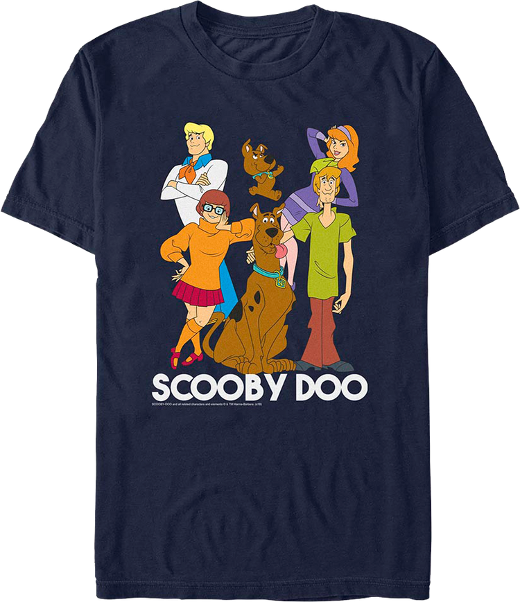 Mystery Inc. Group Photo Scooby-Doo T-Shirt