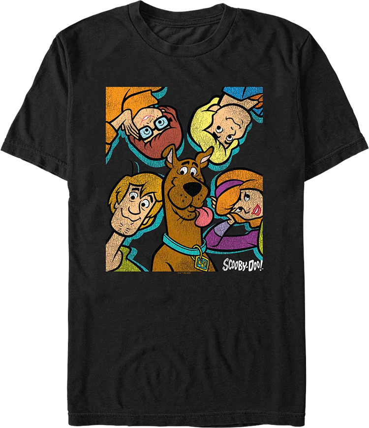 Mystery Inc. Heads Scooby-Doo T-Shirt