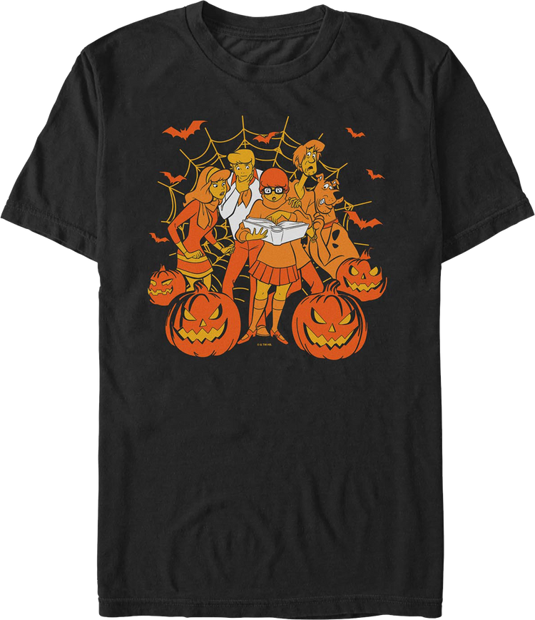 Mystery Inc. Jack-o'-Lanterns Scooby-Doo T-Shirt
