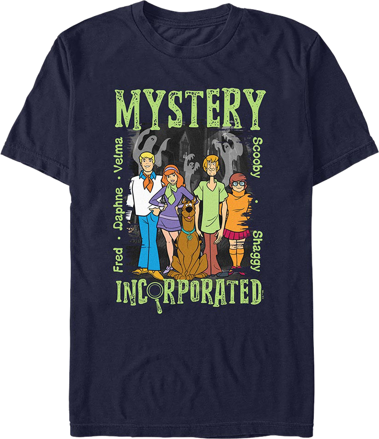 Mystery Incorporated Names Scooby-Doo T-Shirt