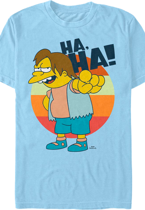 Nelson Laughing Simpsons T-Shirt