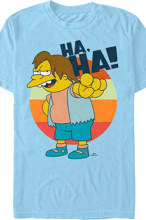 Nelson Laughing Simpsons T-Shirt
