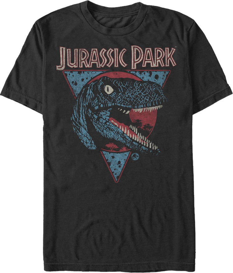 New Wave Dinosaur Jurassic Park T-Shirt