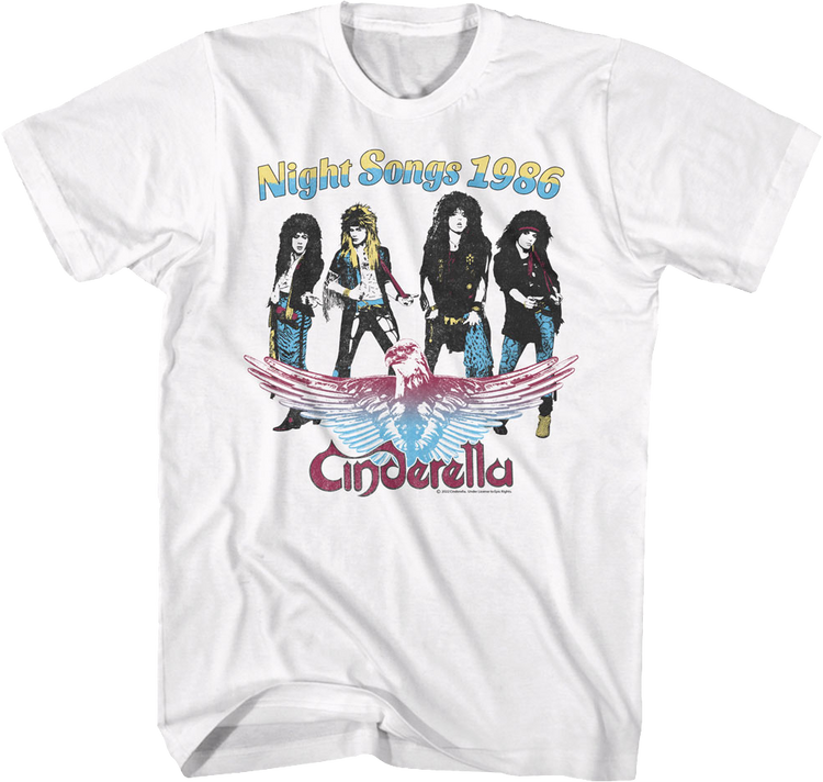 Night Songs 1986 Cinderella T-Shirt