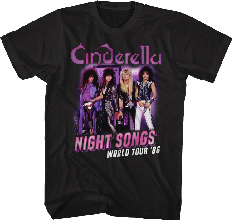 Night Songs World Tour Cinderella T-Shirt