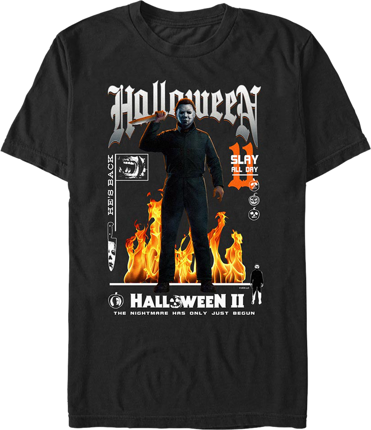 Nightmare Flames Halloween II T-Shirt
