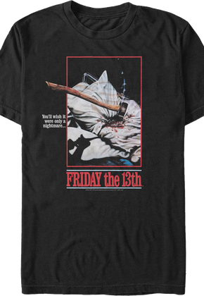 Nightmare Poster Friday the 13th T-Shirt