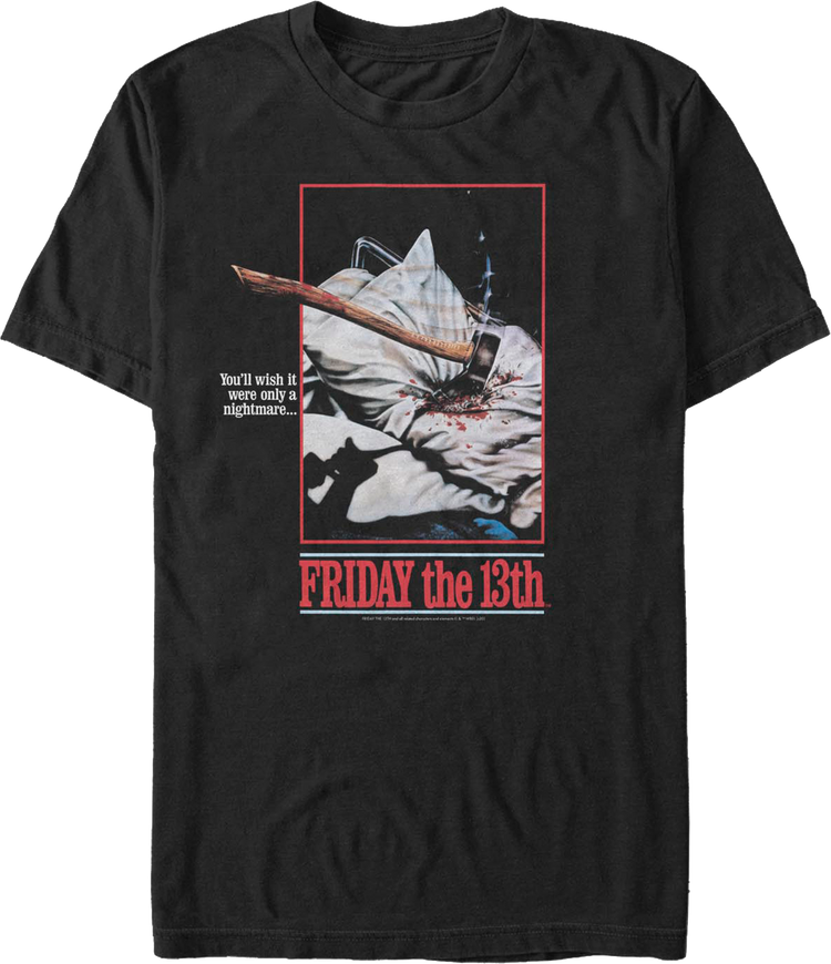 Nightmare Poster Friday the 13th T-Shirt