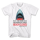No Swimming Hazardous Area Beach Closed Jaws T-Shirt thumbnail