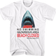 No Swimming Hazardous Area Beach Closed Jaws T-Shirt thumbnail