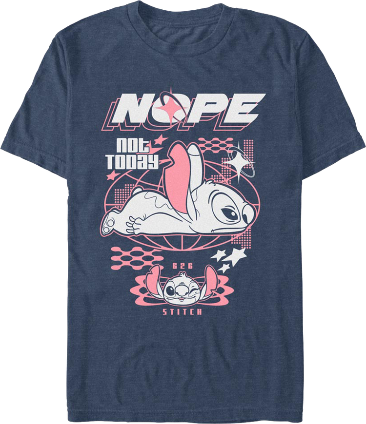 Nope Not Today Lilo & Stitch Disney T-Shirt