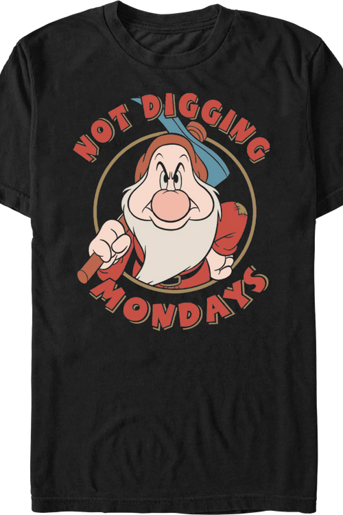 Not Digging Mondays Snow White Disney T-Shirt