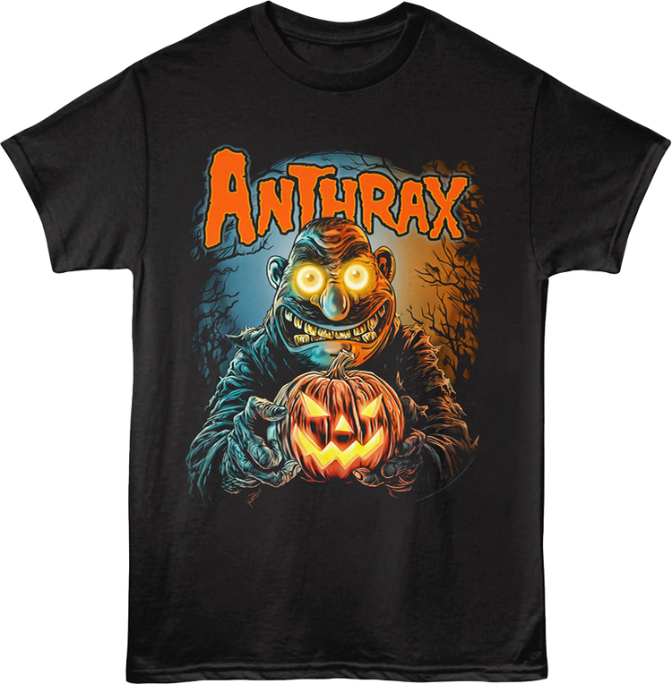 Not Man Jack-o'-Lantern Anthrax T-Shirt