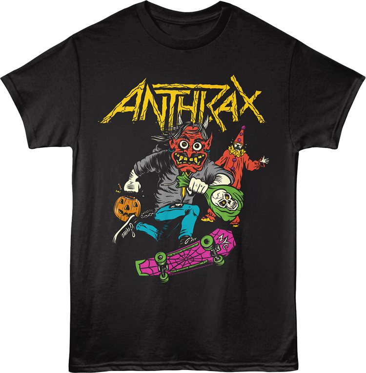 Not Man Stealing Candy Anthrax T-Shirt