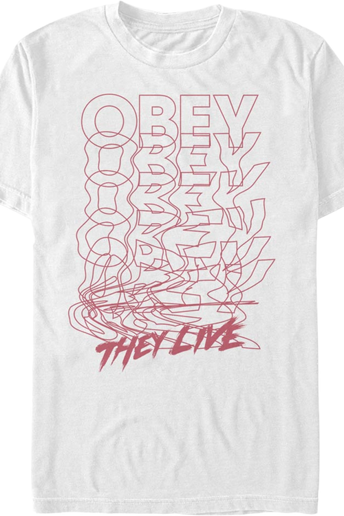 Obey Scribble They Live T-Shirt