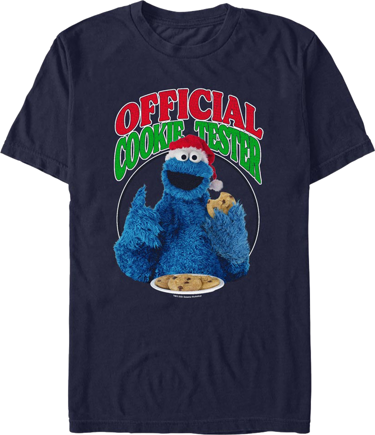 Official Cookie Tester Sesame Street T-Shirt