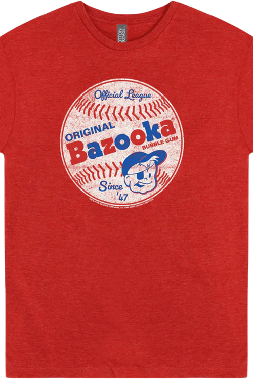 Official League Baseball Bazooka Bubble Gum T-Shirt