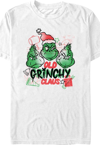 Old Grinchy Claus Dr. Seuss T-Shirt