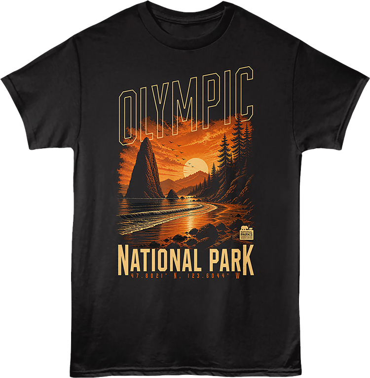 Sunset Olympic National Park T-Shirt