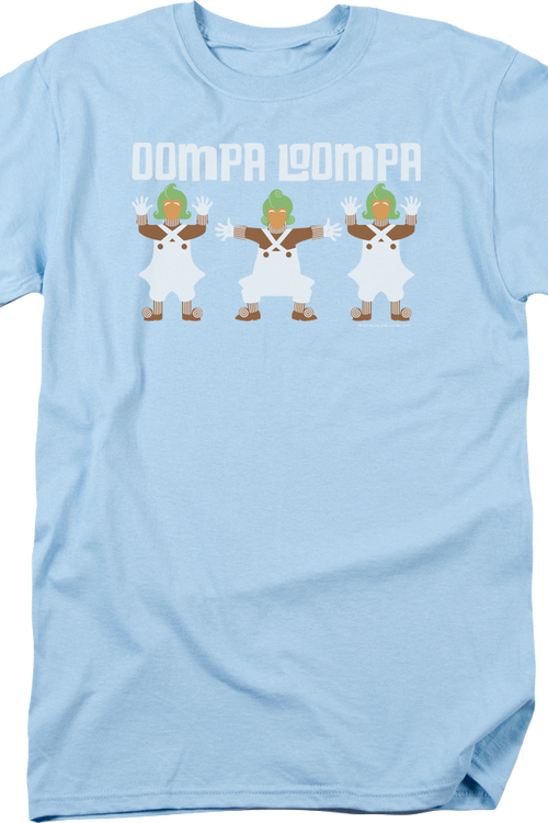 Ommpa Loompa Willy Wonka Willy Wonka And The Chocolate Factory T-Shirt