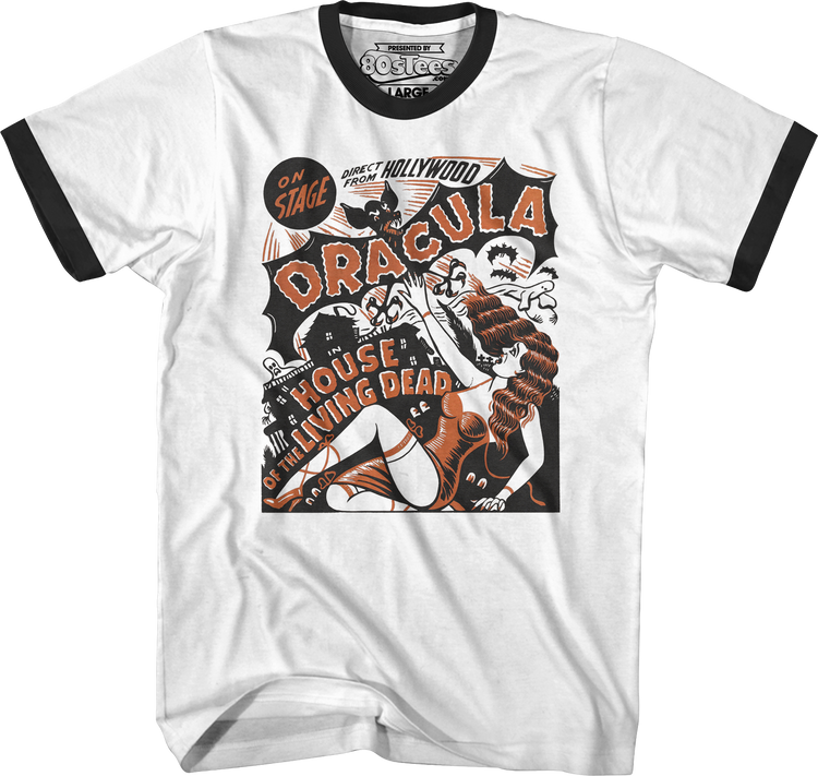 On Stage Poster Dracula Ringer Shirt